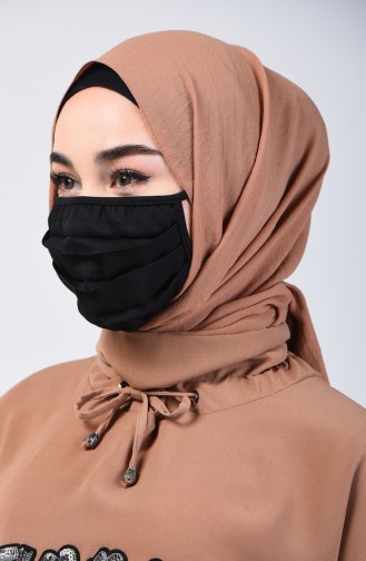 Sefamerve Maske für Gesicht 8800-01 Schwarz 8800-01