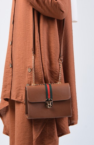 Brown Shoulder Bag 10618KA