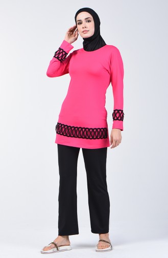 Fuchsia Swimsuit Hijab 1856-03