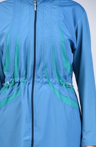 Oil Blue Swimsuit Hijab 1877-01