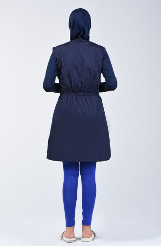 Navy Blue Modest Swimwear 1881-03