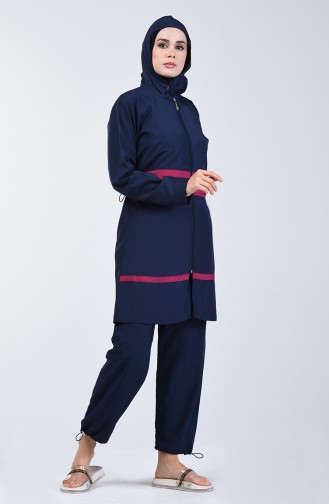 Navy Blue Swimsuit Hijab 28081