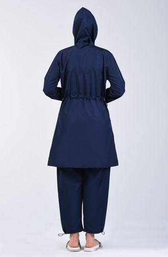 Women s Islamic Swimsuit 28081 Navy Blue 28081