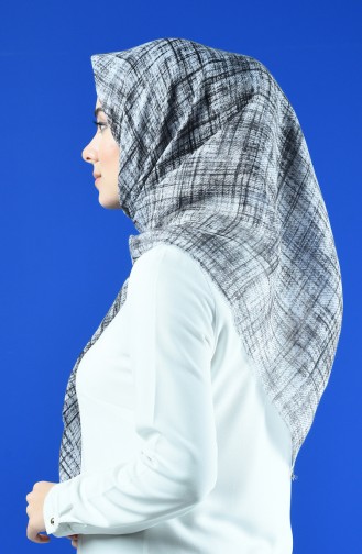 Patterned Scarf Gray 901601-02