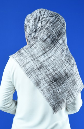Patterned Scarf Gray 901601-02