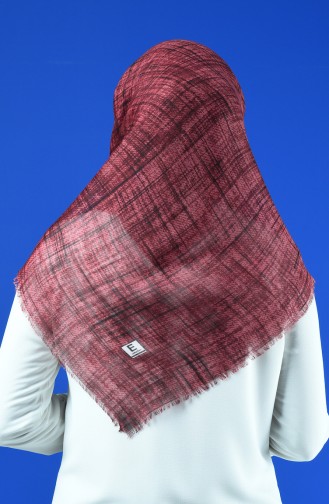 Patterned Scarf Bordeaux 901601-05