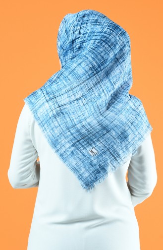 Patterned Scarf Blue 901601-11