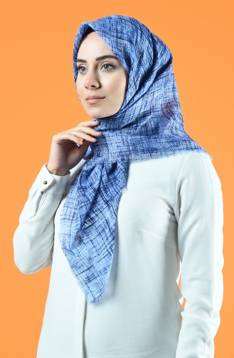 Patterned Scarf Light Blue 901601-15