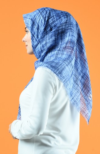 Patterned Scarf Light Blue 901601-15