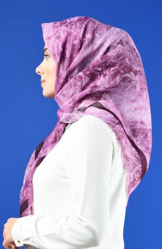 Patterned Flamed Scarf 901603-07 Lilac 901603-07