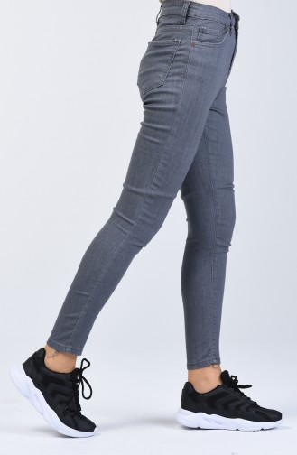 Tight-fitting Trousers with Pockets 1001-06 Dark Gray 1001-06