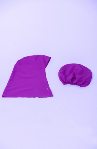 Lila Hijab Badeanzug 28064