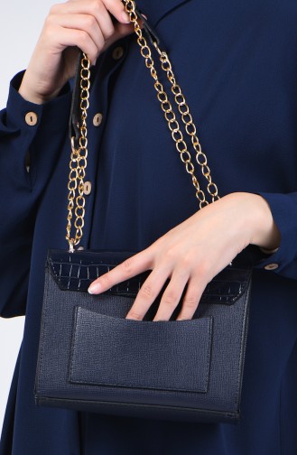 Women s Arm Bag ERD12-04 Navy Blue 12-04