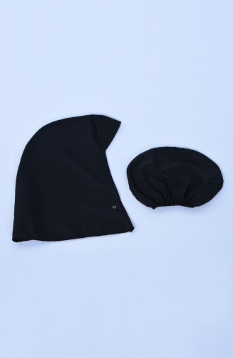 Damen Hijab Badeanzug  28075 Schwarz 28075