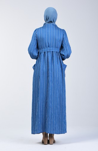 فستان نيلي 7090-03