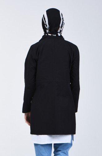 Black Trench Coats Models 6075-02