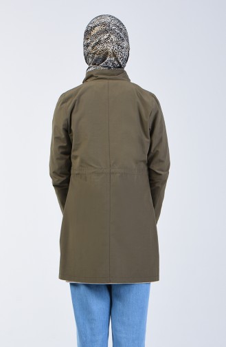 Khaki Trench Coats Models 6075-04