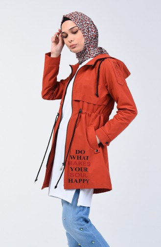 Trenchcoat 6078-01 Ziegelrot 6078-01