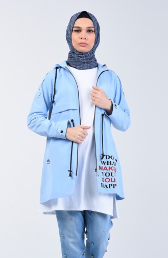 Baby Blue Trenchcoat 6078-04