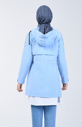 Baby Blue Trenchcoat 6078-04