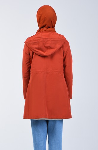 Brick Red Trenchcoat 6079-02