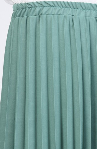 Pleated Skirt 5224-13 Almond Green 5224-13