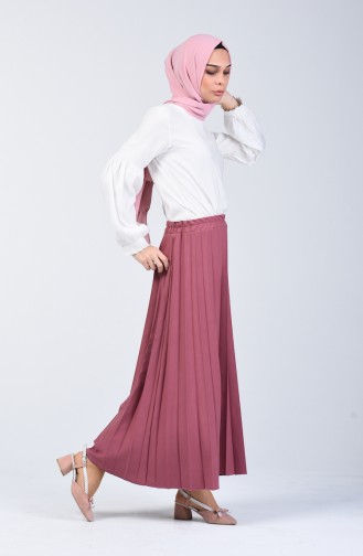 Pleated Skirt 5224-16 Rose Dry 5224-16