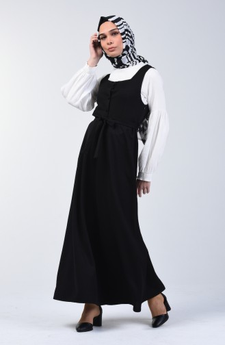 Robe Hijab Noir 7130A-02