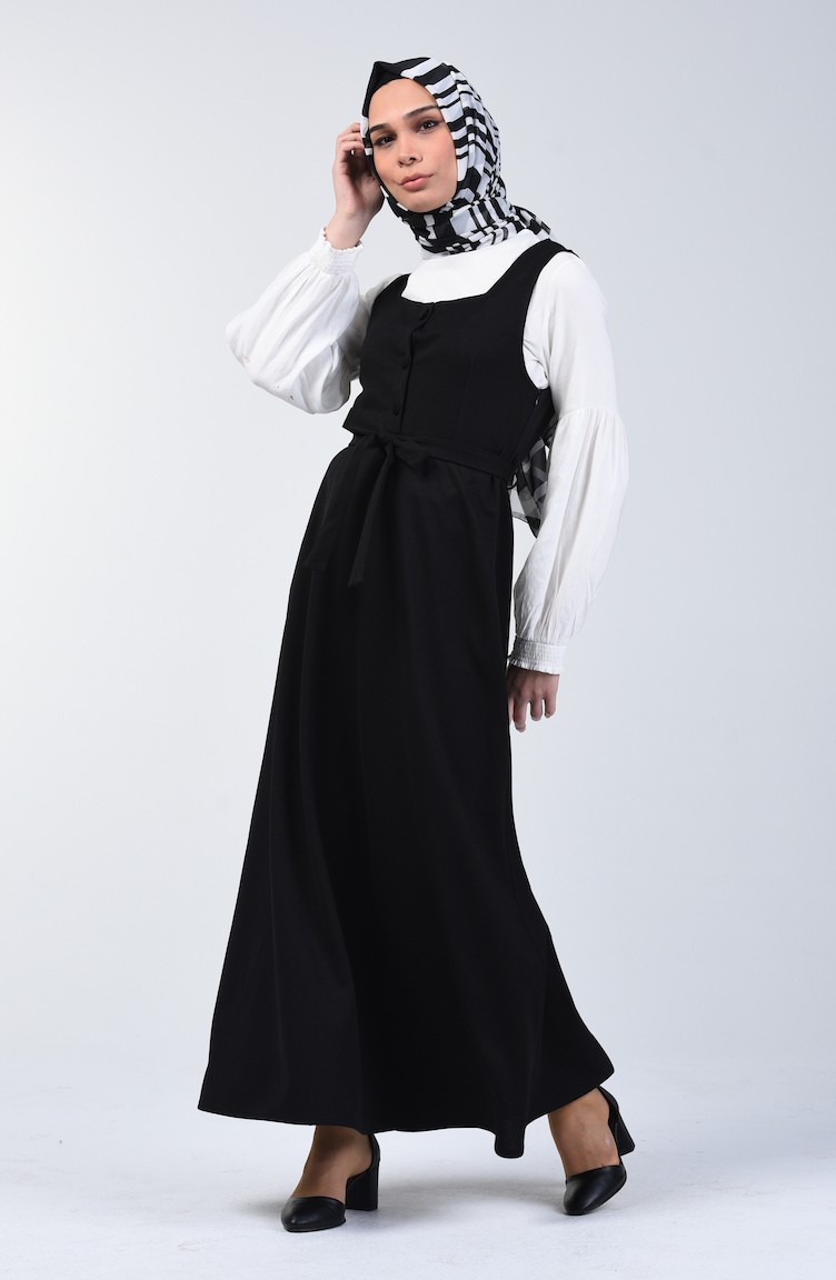 Robe Hijab Noir 7130A-02