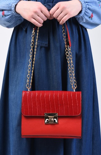 Red Shoulder Bag 12-06