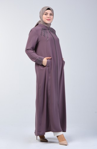 Grösse Grosse Hijab Mantel 2015-05 Puder Rosa 2015-05