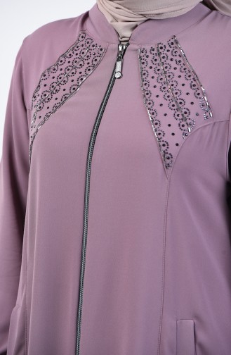 Grösse Grosse Hijab Mantel 2015-05 Puder Rosa 2015-05