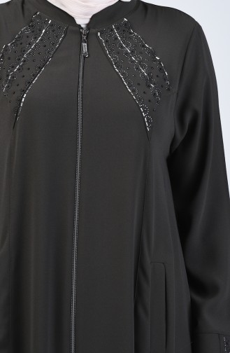 Grösse Grosse Hijab Mantel 2015-06 Khaki 2015-06
