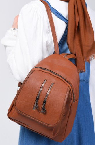 Tan Backpack 15-02