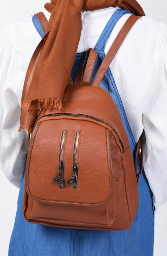 Tan Backpack 15-02
