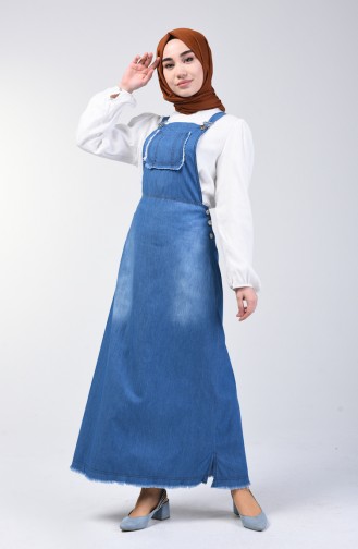 Kot Jile Elbise 5099-01 Kot Mavi