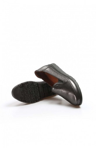 حذاء كاجوال فاست ستيب من الجلد الطبيعي أسود 863ZA2025-1-16781631