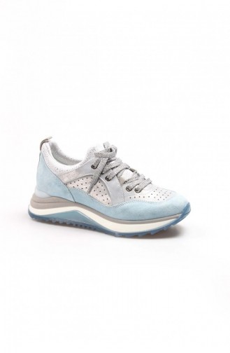 Fast Step Chaussure de Sport en Cuir R80R599R2001 Bleu Bleur Nubuck Chaussure Sneaker 009Za653 009ZA653-16782396