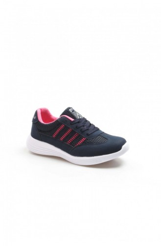 Fast Step Spor Ayakkabı Lacivert Fuşya Sneaker Ayakkabı 925Za221 925ZA221-16779001