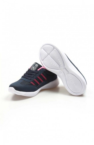 Fast Step Spor Ayakkabı Lacivert Fuşya Sneaker Ayakkabı 925Za221 925ZA221-16779001