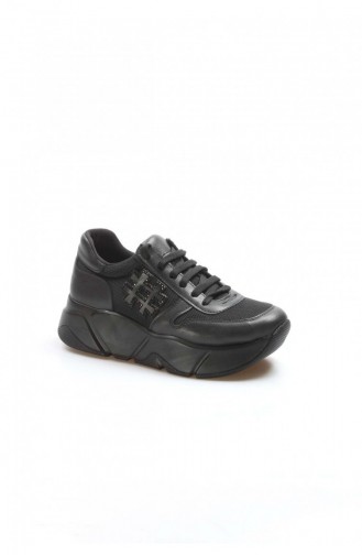 Fast Step Spor Ayakkabı Siyah Sneaker Ayakkabı 629Za010500