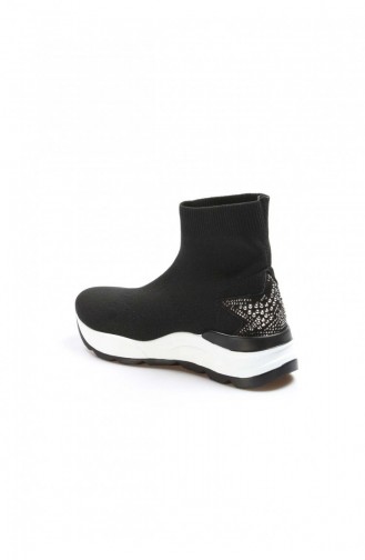 Fast Step Spor Ayakkabı Siyah Sneaker Ayakkabı 629Za018T600