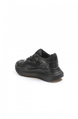 Fast Step Spor Ayakkabı Siyah Sneaker Ayakkabı 629Za085208