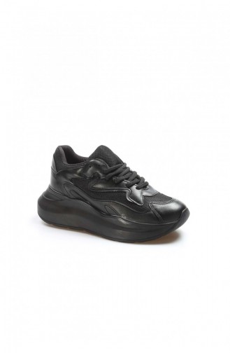 Fast Step Spor Ayakkabı Siyah Sneaker Ayakkabı 629Za085208