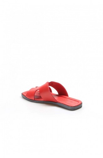 Fast Step Claquette en Cuir 310 Rouge Claquette Simple 903Za48920 903ZA48920-16782371