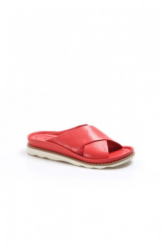 Fast Step Claquette en Cuir 310 Rouge Claquette Simple 903Za54120 903ZA54120-16782371