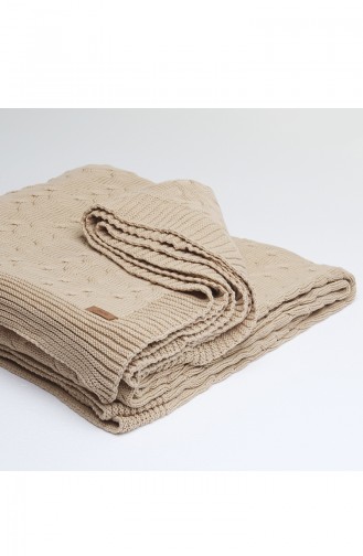 Ceylin Double Blanket Camel 00004