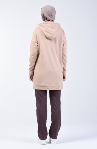 Ensemble Survetement à Capuche 9136-05 Beige 9136-05