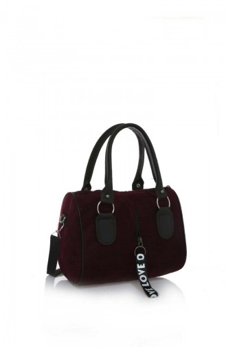 Stilgo Women´s Shoulder Bag Dm05z-03 Claret Red Velvet 05Z-03