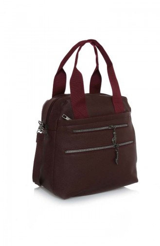 Claret red Shoulder Bag 15Z-03